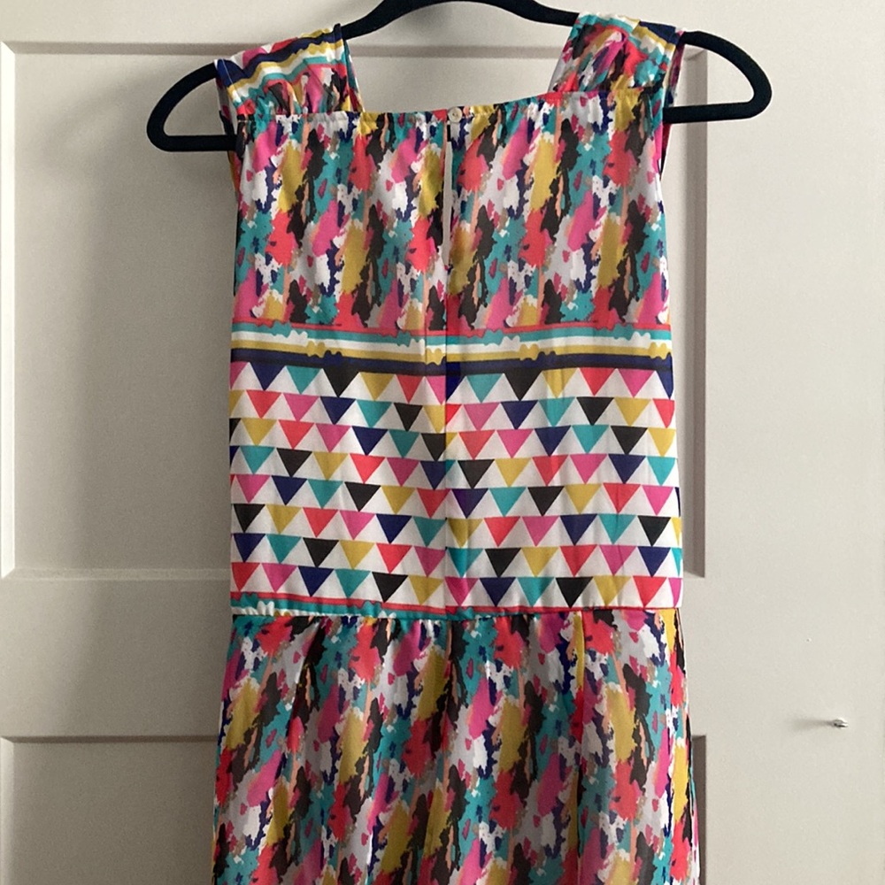 Multicolor Geometric Pattern jumpsuit - Picture 4 of 5